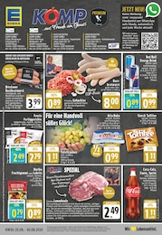 EDEKA Prospekt für Wesel mit 24 Seiten EDEKA Prospekt für Wesel: "Aktuelle Angebote", 24 Seiten, 25.08.2025 - 30.08.2025