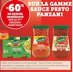 -60% de remise immédiate sur le 2ème produit identique sur la gamme sauce pesto Panzani - Panzani - U Express -60% de remise immédiate sur le 2ème produit identique sur la gamme sauce pesto Panzani - Panzani dans le catalogue U Express