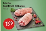 Aktuelles Frischer Spanferkel-Rollbraten Angebot bei V-Markt in Regensburg ab 1,09 €