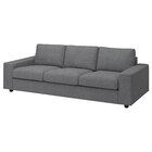 3er-Bettsofa mit breiten Armlehnen/Lejde grau/schwarz mit breiten Armlehnen/Lejde grau/schwarz Angebote von VIMLE bei IKEA Saarlouis für 1.449,00 €