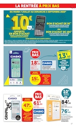 Prix et réduction Calculatrice dans le prospectus Super U en cours Offre Calculatrice dans le catalogue Super U du moment à la page 17