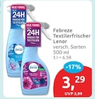 Textilerfrischer Lenor von Febreze für 3,29 € bei budni im Angebot Textilerfrischer Lenor von Febreze im aktuellen budni Prospekt