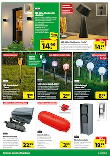 Solar-Led-Lampen im Hagebaumarkt Prospekt "Raus in den Garten? SO günstig geht das!" mit 24 Seiten (Essen)