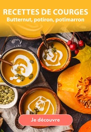 Catalogue Autres Magasins de Recettes Prospectus Recettes, "Recettes de courges", 1 page, 07/10/2022 - 31/12/2022