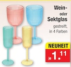 Wein- oder Sektglas Angebote bei Zimmermann Peine für 1,11 €