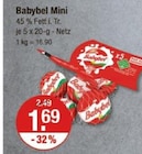 Mini von Babybel im aktuellen V-Markt Prospekt für 1,69 €