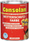 Wetterschutz-Farbe 750 ml im toom Baumarkt Prospekt Wetterschutz-Farbe 750 ml von Consolan im aktuellen toom Baumarkt Prospekt für 14,99 €