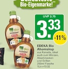 Ahornsirup im Angebot bei WEZ in Minden Ahornsirup Angebote von EDEKA Bio bei WEZ Minden für 3,33 €