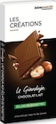 Tablette gianduja eclats de noisettes - LES CRÉATIONS - Intermarché Super à Béziers Tablette gianduja eclats de noisettes - LES CRÉATIONS en promo chez Intermarché Super Béziers à 1,39 €