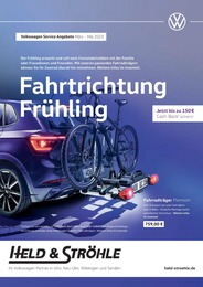 Volkswagen Prospekt "Fahrtrichtung Frühling" für Ulm, 1 Seite, 01.03.2023 - 31.05.2023
