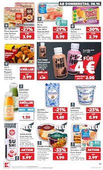 Quäse Angebot im Kaufland Prospekt, gültig von 08.10.2026 bis 14.10.2026 Quäse Angebot im aktuellen Kaufland Prospekt auf Seite 45