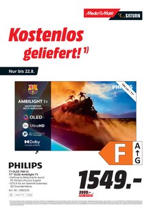 Fernseher im aktuellen MediaMarkt Saturn Prospekt (Cottbus) Fernseher im MediaMarkt Saturn Prospekt "LET'S GO! DEALS" mit 18 Seiten (Cottbus)
