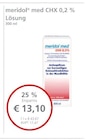 LINDA Premiumapotheke Pfungstadt - meridol med CHX 0,2 % Lösung Angebot im Prospekt meridol med CHX 0,2 % Lösung bei LINDA Premiumapotheke im Pfungstadt Prospekt für 13,10 €