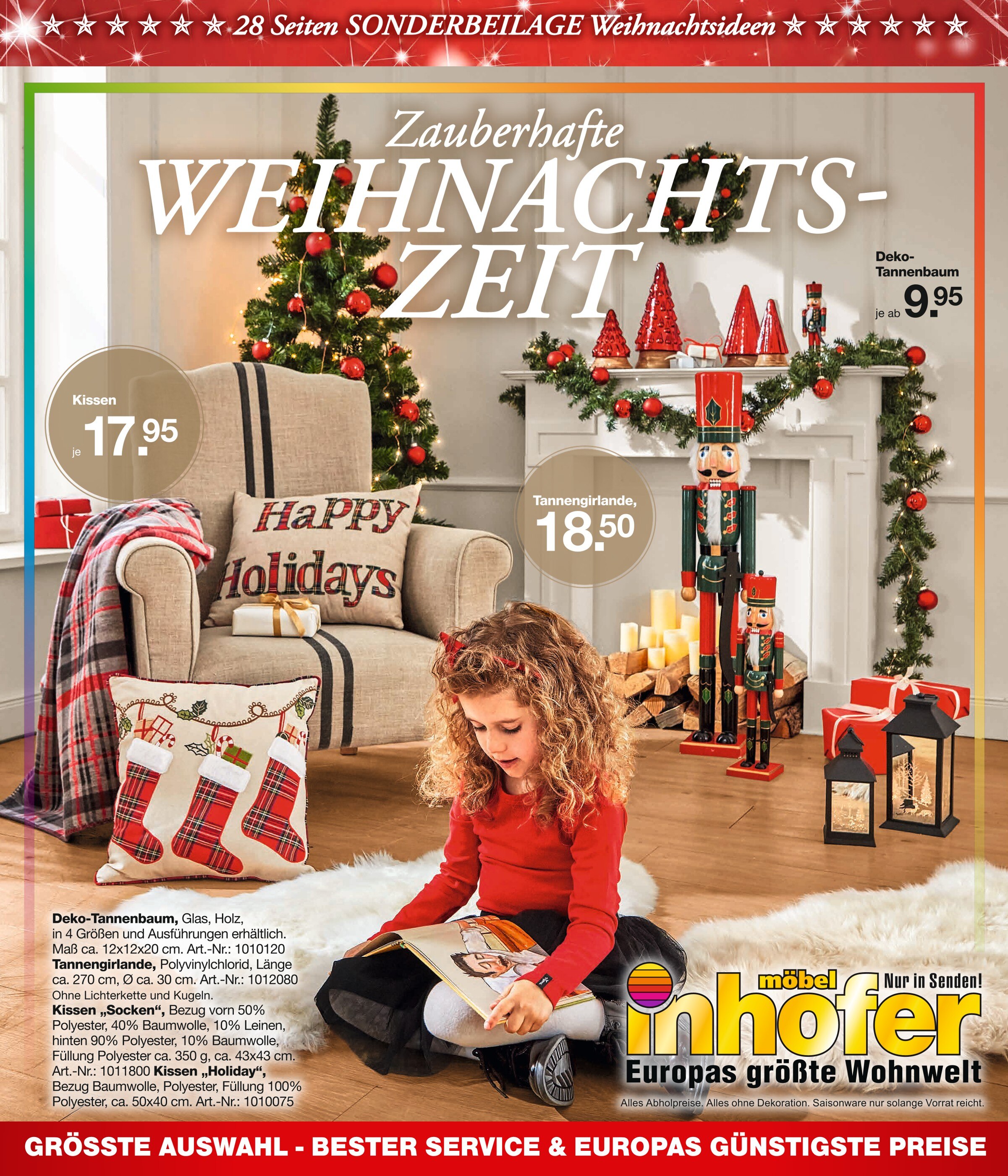 Möbel Inhofer Prospekt für Seligweiler mit 28 Seiten Möbel Inhofer Prospekt für Seligweiler: "Zauberhafte Weihnachtszeit", 28 Seiten, 28.10.2021 - 06.11.2021