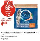 Croquettes pour chat stérilisé Poulet One - PURINA en promo chez Géant Casino Créteil à 7,13 €