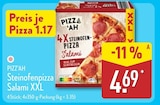 Steinofenpizza Salami XXL Angebote von PIZZ'AH bei ALDI Nord Paderborn für 1,17 €