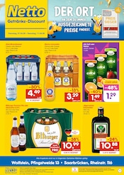 Aktueller Netto Marken-Discount Prospekt mit Bier, "DER ORT, AN DEM DU IMMER AUSGEZEICHNETE PREISE FINDEST.", Seite 1
