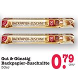 Backpapier-Zuschnitte Angebote von Gut & Günstig bei E center Ludwigshafen für 0,79 €