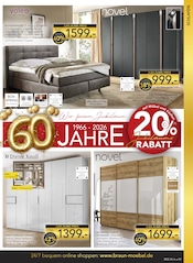 Aktueller BRAUN Möbel-Center Prospekt mit Kleiderschrank, "60 JAHRE BRAUN MÖBEL CENTER", Seite 9