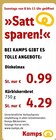 Dinkelmax im Angebot bei REWE in Hückelhoven Dinkelmax Angebote von Kamps bei REWE Hückelhoven für 0,99 €