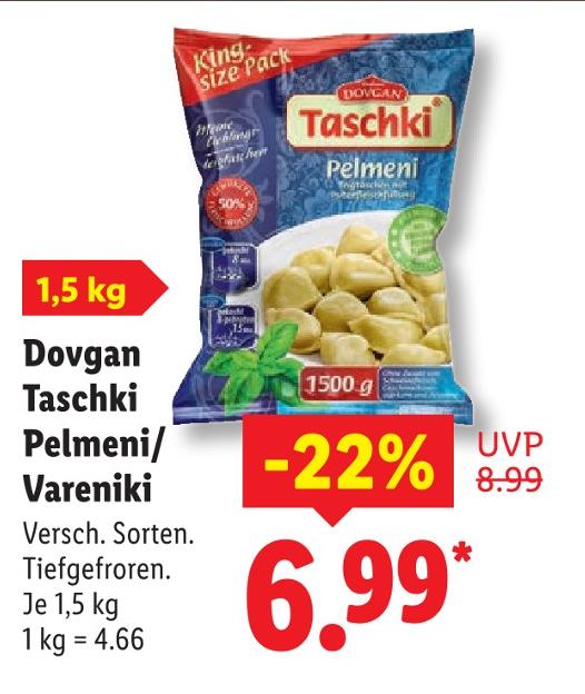 Taschki Pelmeni/Vareniki