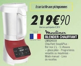 BLENDER CHAUFFANT - MOULINEX dans le catalogue Blanc Brun