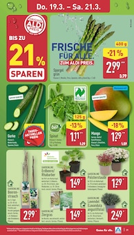 Spargel im aktuellen ALDI Nord Prospekt (Leipzig) Spargel im ALDI Nord Prospekt "LIEBLINGE UNSERER REGION" mit 44 Seiten (Leipzig)