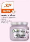 Wahre Schätze 1-Minute Haarkur von Garnier im aktuellen Müller Prospekt für 3,99 €