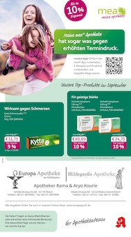 mea - meine apotheke Prospekt Unsere September-Angebote mit 4 Seiten