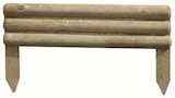 Bordure 1/2 rondin en pin en promo chez Super U Bordure 1/2 rondin en pin dans le catalogue Super U