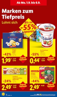 Butter im aktuellen Lidl Prospekt (Bielefeld) Butter im Lidl Prospekt "LIDL LOHNT SICH" mit 68 Seiten (Bielefeld)