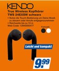 True Wireless Kopfhörer TWS 24EXSW schwarz Angebote von KENDO bei expert Wolfenbüttel für 9,99 €