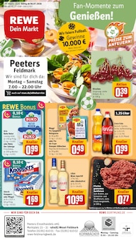 Aktueller REWE Prospekt "Dein Markt" für Wesel Aktueller REWE Prospekt für Wesel mit Seiten