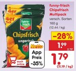 Aktuelles Chipsfrisch Multipack Angebot bei Netto Marken-Discount in Wolfsburg ab 1,79 €
