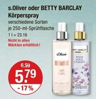 Parfuemerie im V-Markt Prospekt Körperspray von s.Oliver im aktuellen V-Markt Prospekt für 5,79 €