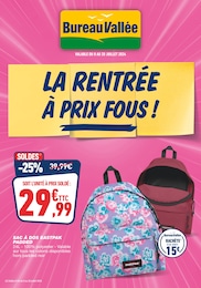 Prospectus Bureau Vallée à Saint-Martin-Labouval: "La Rentrée à prix fous!", 24} pages, 08/07/2024 - 20/07/2024