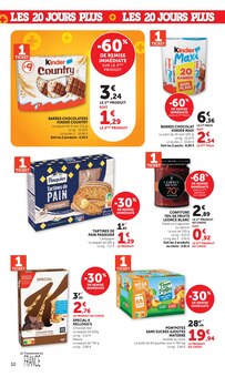 Promotion Kinder Chocolat dans le prospectus Super U, valable du 06/10/2026 au 18/10/2026 Promo Kinder Chocolat dans le catalogue Super U du moment à la page 10