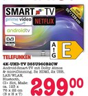 4K-UHD-TV D55U960B2CW Angebote von Telefunken bei E center Rastatt für 299,00 €