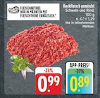 Hackfleisch gemischt bei nah und gut im Auerbach Prospekt für 0,89 €
