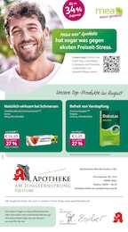 Apotheken Prospekt von mea - meine apotheke in Hauenstein Aktueller mea - meine apotheke Apotheken Prospekt für Hauenstein: Unsere August-Angebote mit 4} Seiten, 01.08.2026 - 31.08.2026