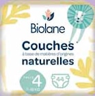 Couches naturelles t4 x44 - BIOLANE - Intermarché à Avignon Couches naturelles t4 x44 - BIOLANE en promo chez Intermarché Avignon à 10,87 €
