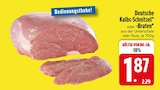 Deutsche Kalbs-Schnitzel im EDEKA Prospekt Deutsche Kalbs-Schnitzel von im aktuellen EDEKA Prospekt für 1,87 €