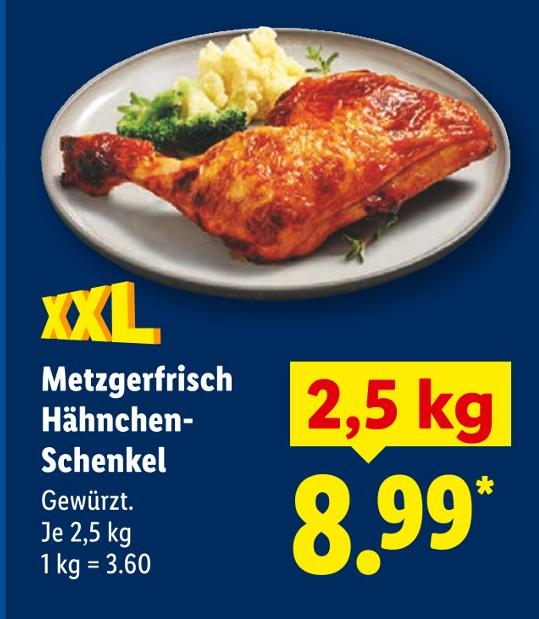 Metzgerfrisch Hähnchen-Schenkel