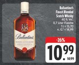 Finest Blended Scotch Whisky Angebote von Ballantine's bei E center Bamberg für 10,99 €