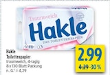 Toilettenpapier Angebote von Hakle bei diska Erlangen für 2,99 €
