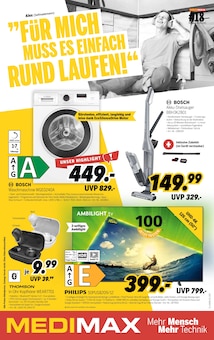 Aktueller MEDIMAX Prospekt ""FÜR MICH MUSS ES EINFACH RUND LAUFEN"" Seite 1 von 8 Seiten