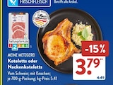 Koteletts oder Nackenkoteletts von Meine Metzgerei im aktuellen ALDI SÜD Prospekt für 3,79 €