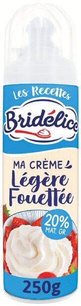 BRIDÉLICE Ma crème légère fouettée