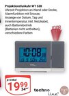 Projektionsfunkuhr Angebote von techno line bei GLOBUS Wiesbaden für 19,99 €