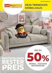 Aktueller Opti-Megastore Prospekt mit Sofa, "Deutschlands Bester Opti-Preis", Seite 1